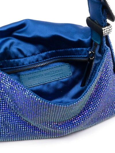 Shop Benedetta Bruzziches Blue Vitty La Mignon Shoulder Bag