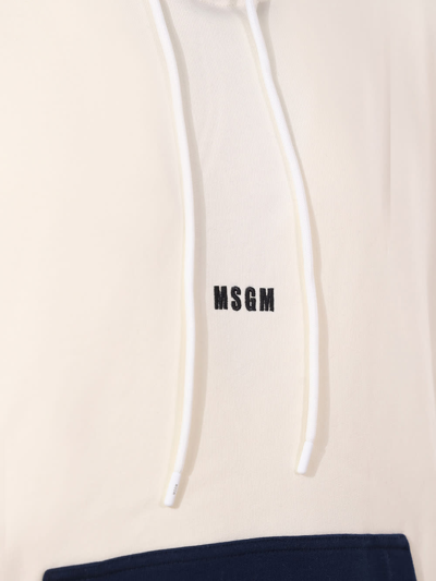Shop Msgm Sweatshirt In White