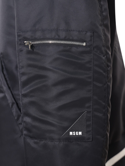 Shop Msgm Jacket In Black