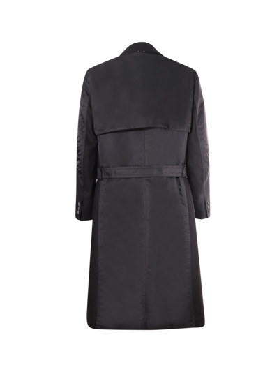 Shop Neil Barrett Coat In Black