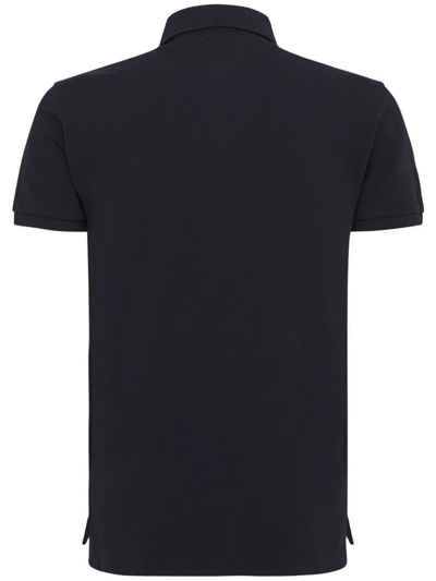 Shop Ralph Lauren Black Cotton Polo Shirt