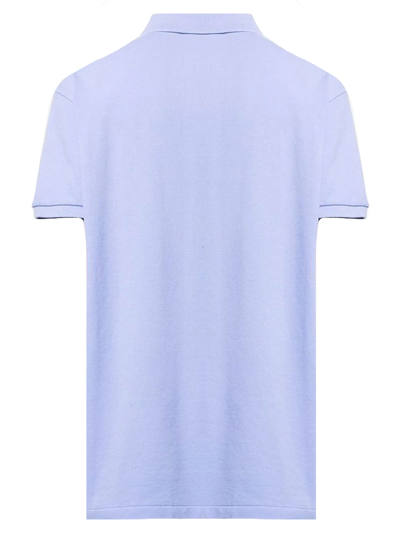 Shop Ralph Lauren Purple Cotton Polo Shirt