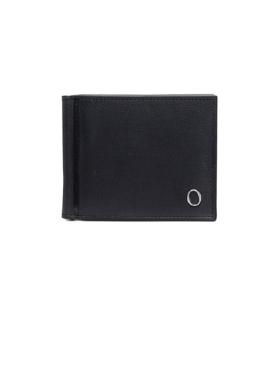 Shop Orciani Black Calf Leather Wallet