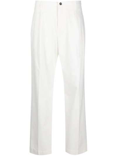 Shop Briglia 1949 White Modal Trousers