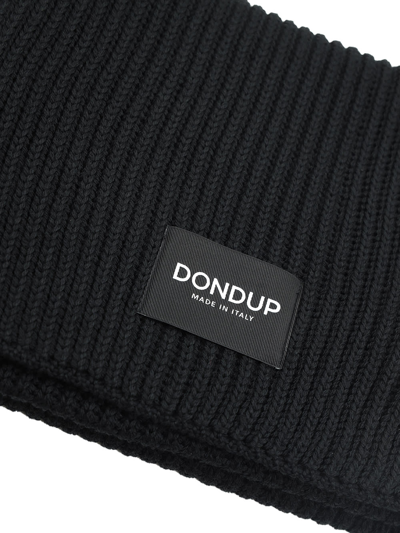 Shop Dondup Scarf In Black