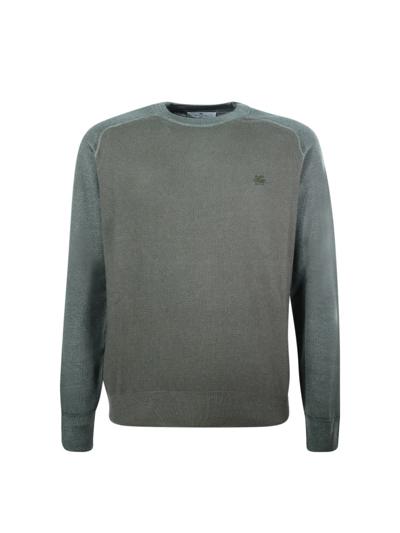 Shop Etro Sweater In Green