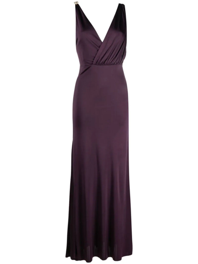 Shop Lanvin Purple Melodie Dress