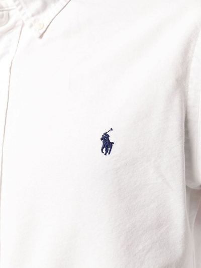 Shop Ralph Lauren White Cotton Shirt