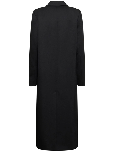 Shop Lanvin Black Single-breasted Tailored Coat