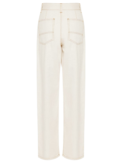 Shop Isabel Marant Jeans White