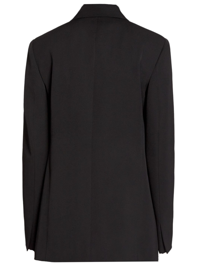 Shop Lanvin Black Double-breasted Jacket