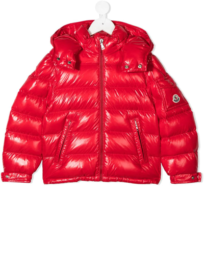 Shop Moncler New Maya Coats Red
