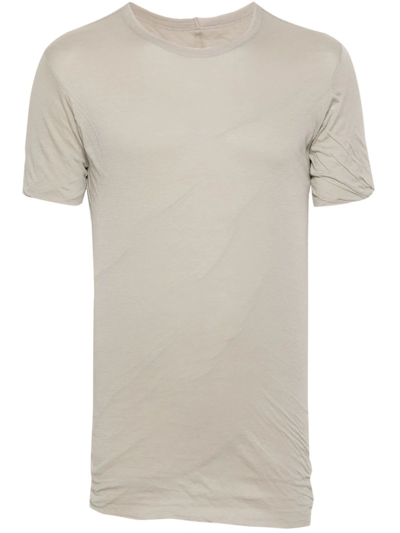 Shop Rick Owens T-shirts And Polos Grey