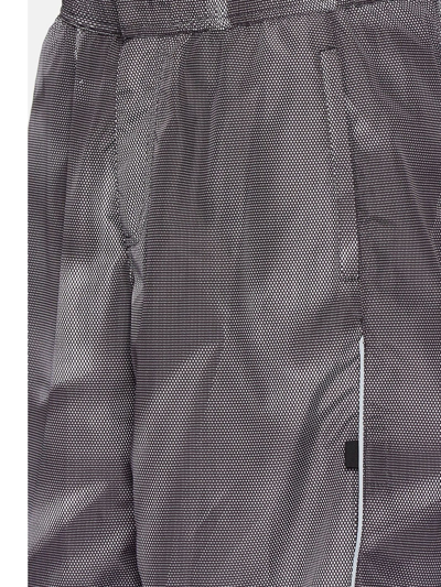 44 Label Group Crinkle Graphic-print Shorts In Black