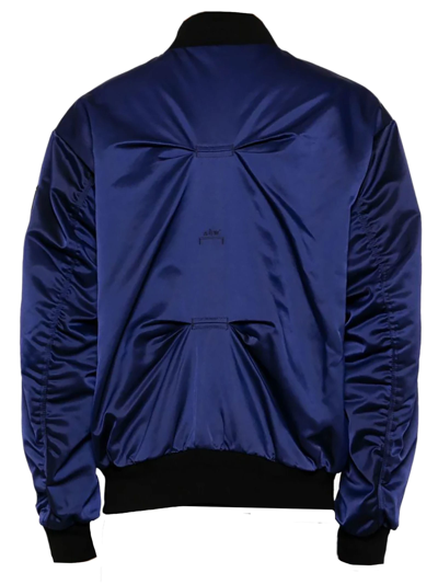 A-cold-wall* Logo-patch Bomber Jacket In Blue