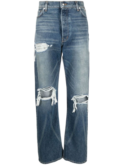 Shop Rhude Jeans Blue