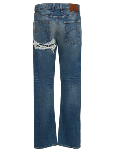 Shop Rhude Jeans Blue