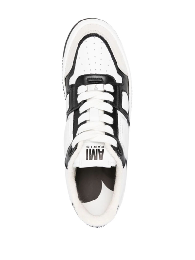 Shop Ami Alexandre Mattiussi Ami Sneakers White