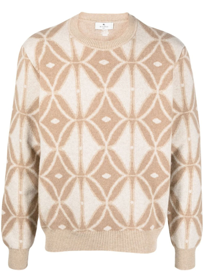 Shop Etro Sweaters Beige