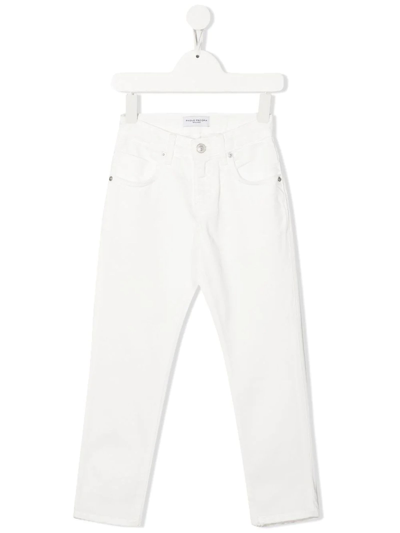 Shop Paolo Pecora Trousers White