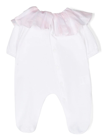 Shop La Stupenderia Dresses In Bianco+rosa