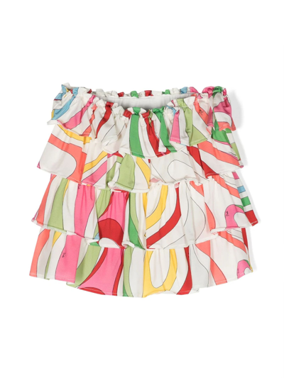 Shop Pucci Emilio  Skirts Multicolour