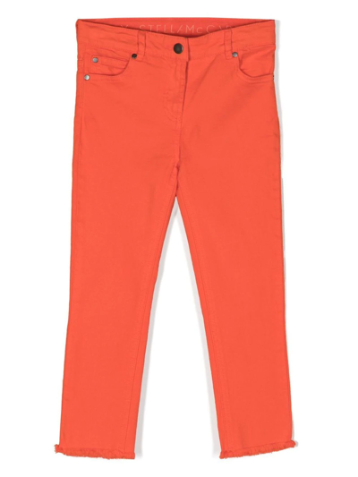 Shop Stella Mccartney Kids Trousers Orange