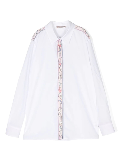 Shop Pucci Emilio  Shirts White