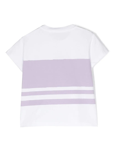 Shop Moncler New Maya T-shirts And Polos White