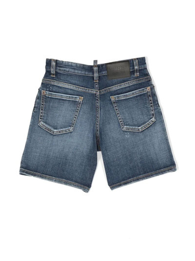 Dsquared2 Knee-length Denim Shorts In Denim