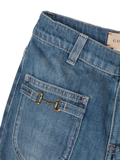 Shop Gucci Kids Jeans Denim