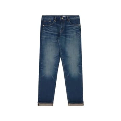 Shop Edwin Regular Tapered Jeans Blue Mid Dark   L32