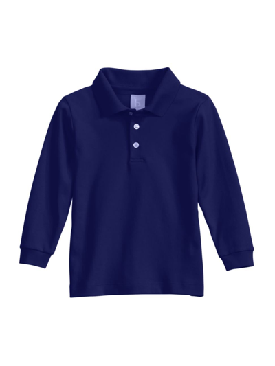 Shop Bella Bliss Baby's, Little Boy's & Boy's Solid Pima Polo Shirt In Navy