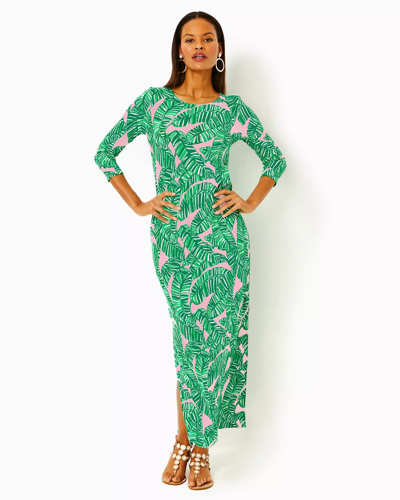 Shop Lilly Pulitzer Morgann Maxi Dress In Conch Shell Pink Lets Go Bananas
