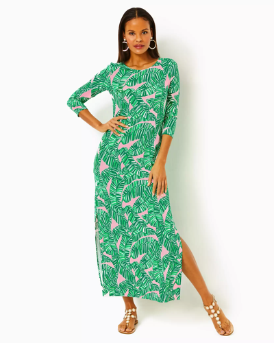 Shop Lilly Pulitzer Morgann Maxi Dress In Conch Shell Pink Lets Go Bananas