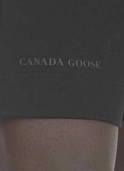Shop Canada Goose Black Cotton Shorts