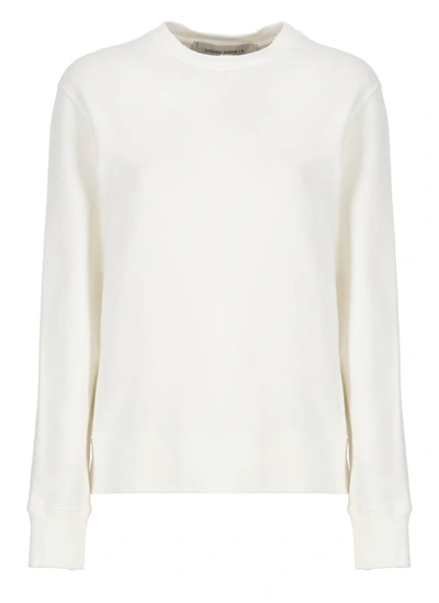 Shop Golden Goose Athena Sweatshirt In White