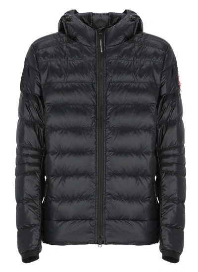 Shop Canada Goose Black Quilted Down Jacket