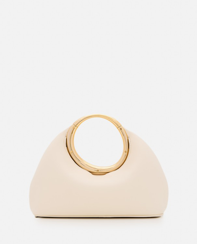 Shop Jacquemus Le Calino Small Leather Bag In Neutrals