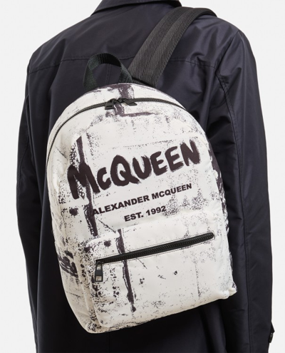 Shop Alexander Mcqueen Metropolitan Backpack In White