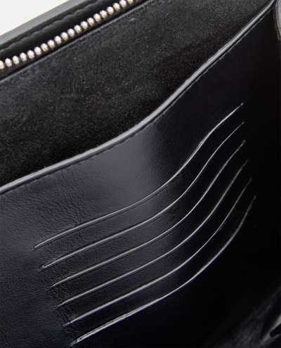 Shop Bottega Veneta Intreccio Leather Small Document Case In Black
