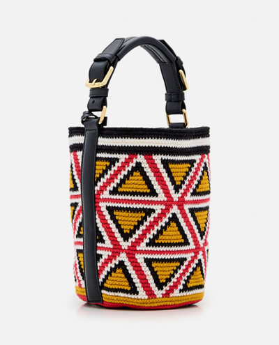 Shop Colville Small Triangle Cylinder Bag In Multicolor