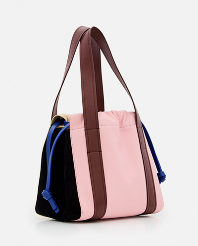 Shop Colville Small Lullaby Leather Tote Bag In Pink
