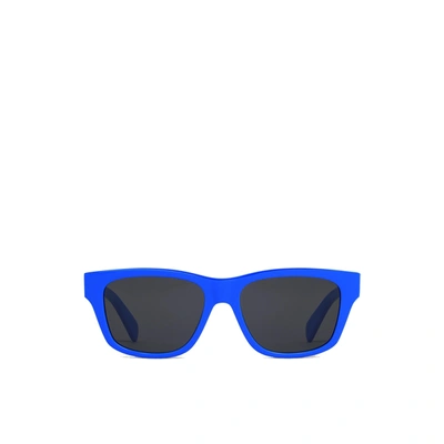 Shop Celine Monochrome Sunglasses In Blue