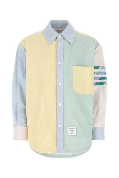 Shop Thom Browne Shirts In Multicoloured