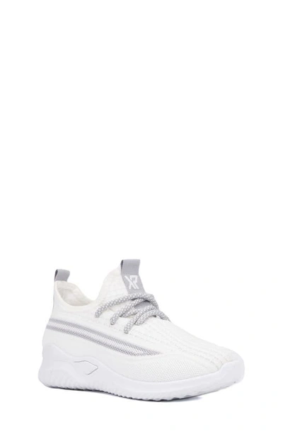 Shop X-ray Xray Kids' Thurston Knit Sneaker In White