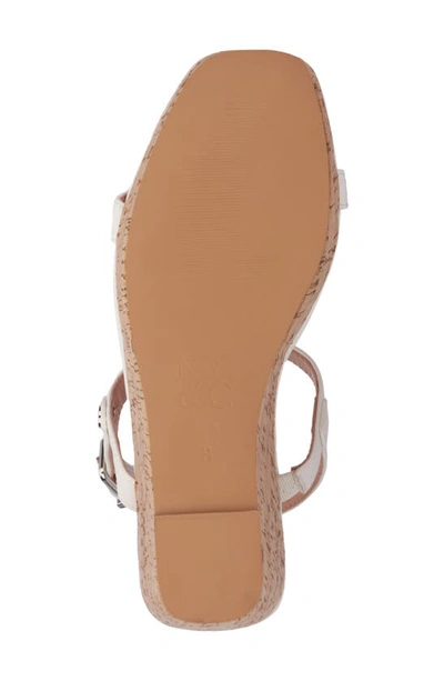 New York And Company Aimee Wedge Sandal In White