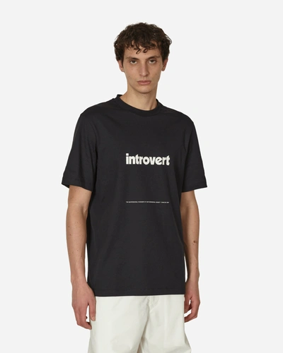 Shop Oamc Introvert T-shirt In Black