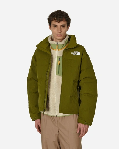Shop The North Face Rmst Steep Tech Nuptse Jacket Forest Olive In Green