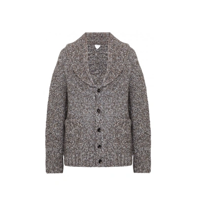 Shop Bottega Veneta Cardigan In Gray